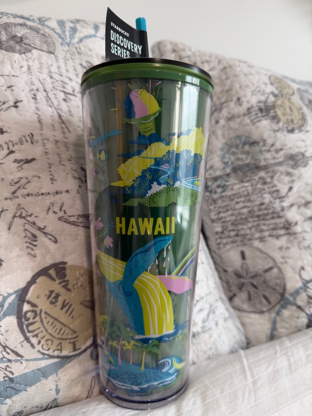 Starbucks Discovery Series Hawaii Tumbler – Limited Edition Travel Cup w/ Straw